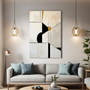 Contemporary Constructivism Dynamic Abstraction Canvas Print