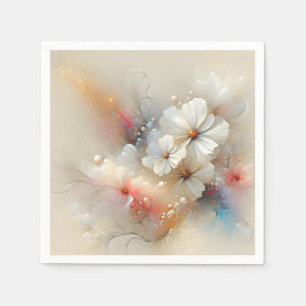 Contemporary Cosmos Abstract Design Napkin