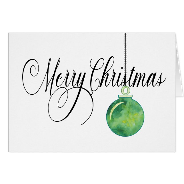 Contemporary Customized Christmas Balls Holiday (Front Horizontal)