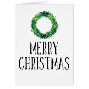 Contemporary Customized Green Wreath Christmas