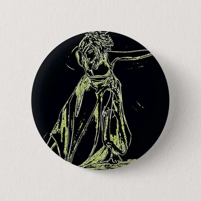 contemporary dance 2 inch round button (Front)