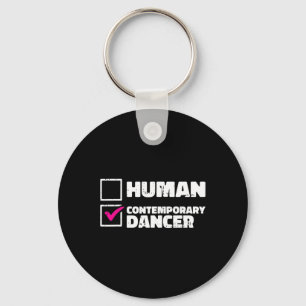 Contemporary Dancer Dancing Retro Dance Men Women Keychain