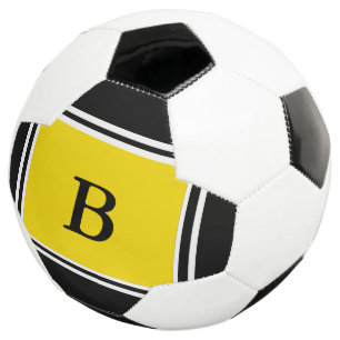 Contemporary Design-Black/Yellow Soccer Ball