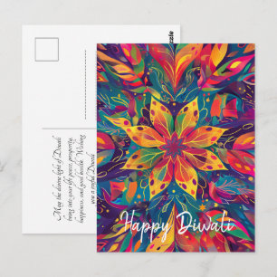 Contemporary Diwali Postcard
