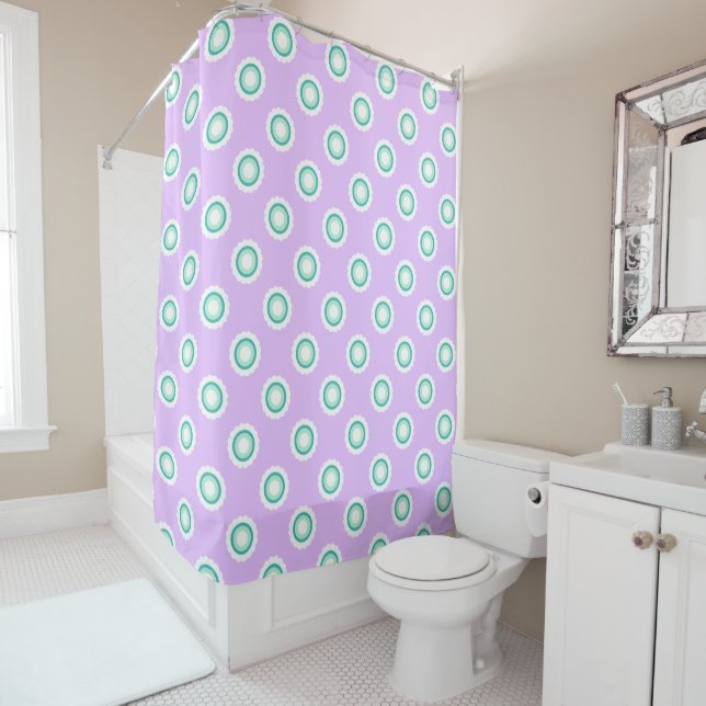 Contemporary Elegance: Modern Shower Curtains  (In Situ)