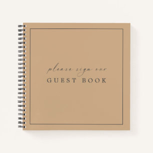 Contemporary Elegant livre d'hôtes pour Mariage