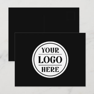 Contemporary, elegant, stylish & high-end holiday postcard