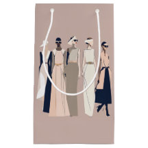 Contemporary Fashion Illustration Swag Bag