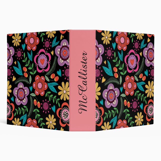 Contemporary Floral Binder (Background)