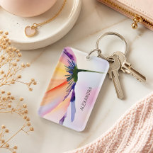 Contemporary Floral Optional Custom Name