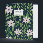 Contemporary Floral Pattern Binder<br><div class="desc">Contemporary Floral pattern design.</div>