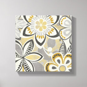 Contemporary Floral Patterns Canvas Print