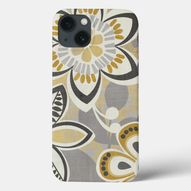 Contemporary Floral Patterns Case-Mate iPhone Case (Back)