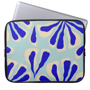 Contemporary Floral: Trendy Seamless Fashion. Laptop Sleeve