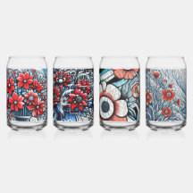 Contemporary Flowers Art