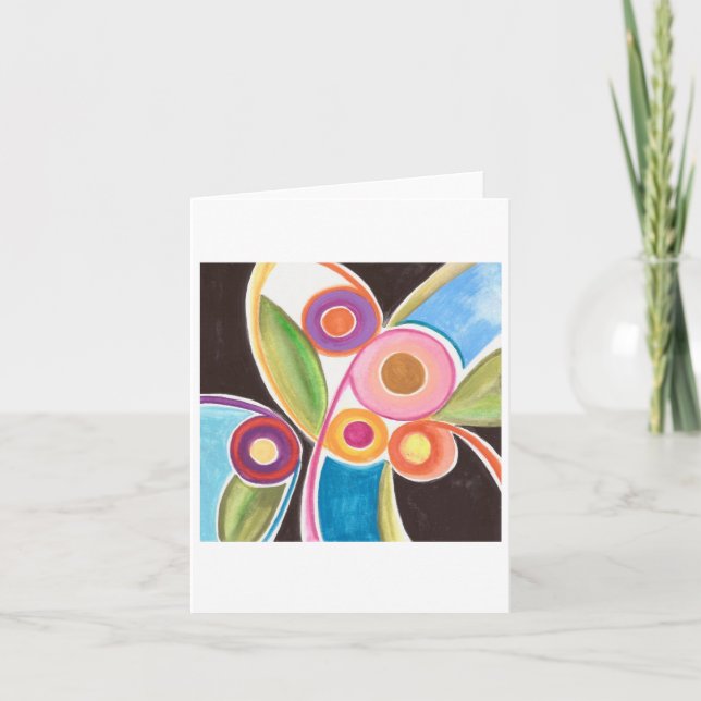 Contemporary Folk Art Notecard (Front)