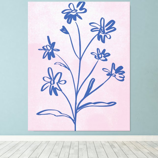 Contemporary Gallery Art  Canvas Print (Insitu(Wood Floor))