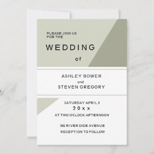 Contemporary Geometric Invitation