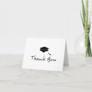 Contemporary Graduation Thank You Note Cards