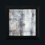 Contemporary Grey Painting Gift Box<br><div class="desc">This contemporary grey painting is the work of Jennifer Goldberger. A thick grey hangs on the piece like a heavy fog. Purchase a copy of this print today!</div>