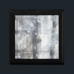 Contemporary Grey Painting Gift Box<br><div class="desc">This contemporary grey painting is the work of Jennifer Goldberger. A thick grey hangs on the piece like a heavy fog. Purchase a copy of this print today!</div>