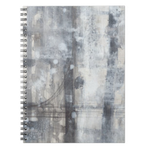 Contemporary Grey Painting Notebook