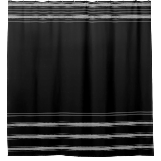 Contemporary grey stripe on black Horizontal (Front)