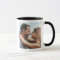 Contemporary Happy Couple Photo Mug