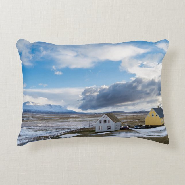 Contemporary Houses Accent Pillow (Front)