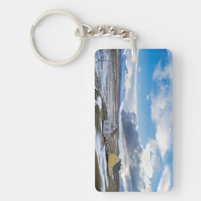 Contemporary Houses Keychain (Front)
