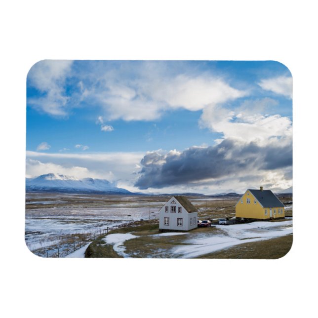 Contemporary Houses Magnet (Horizontal)