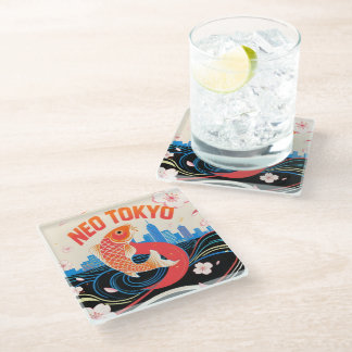 Contemporary Japanese Style–Modern Elegance forYou Glass Coaster