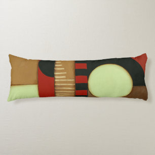 Contemporary Loft Style Panelled Painting Body Pillow