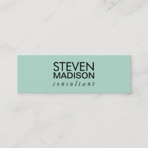 Contemporary Mini Business Card