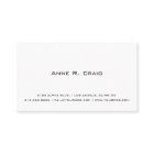 Contemporary Minimalist Business Card
