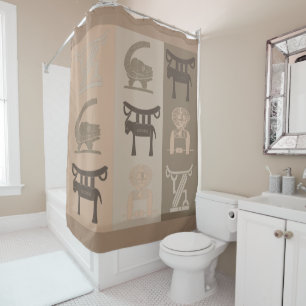 Contemporary Modern African symbols pattern