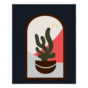  Contemporary Modern Classic   Boho  Glossy Poster