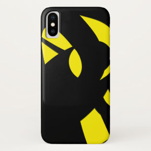 Contemporary Modern Yellow / Black Case-Mate iPhone Case