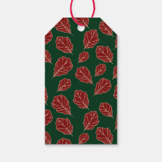 Contemporary Oak Leaves Gift Tags