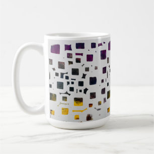 Contemporary Purple Gold Mug