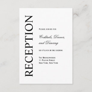 CONTEMPORARY Reception Cards