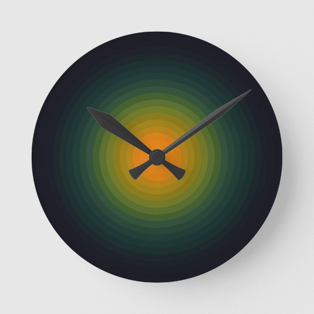 Contemporary  round clock (Front)