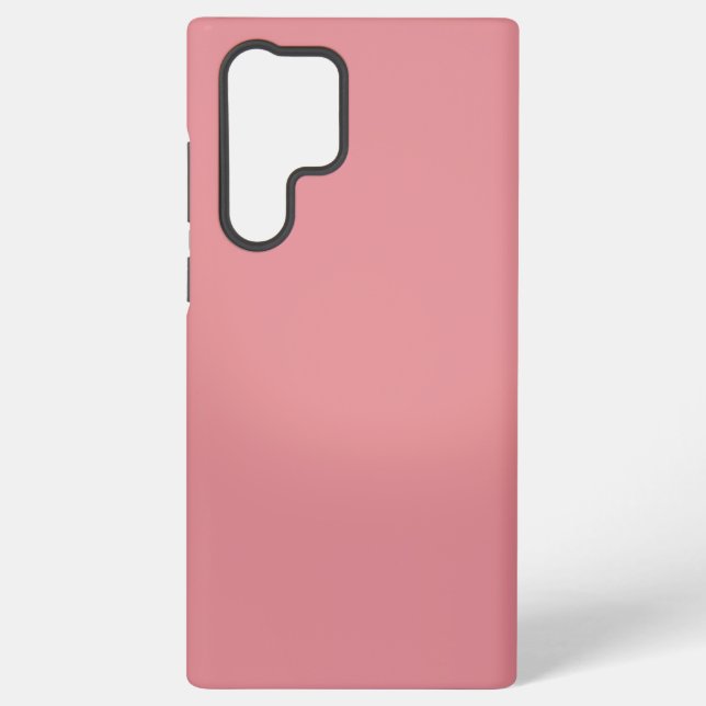 Contemporary Rustic Pink  Samsung Galaxy S22 Ultra Case (Back)