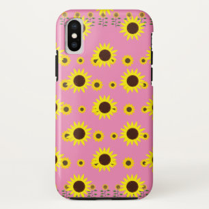 Contemporary Rustic Sunflower Pattern Case-Mate iPhone Case
