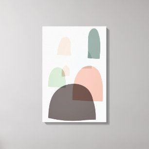 Contemporary scandinavian style canvas print