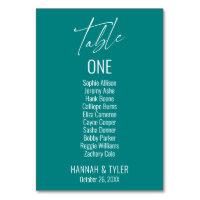 Contemporary Simple Elegant Teal