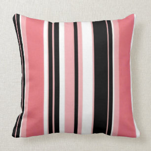 Contemporary Simple Stripes Throw Pillow