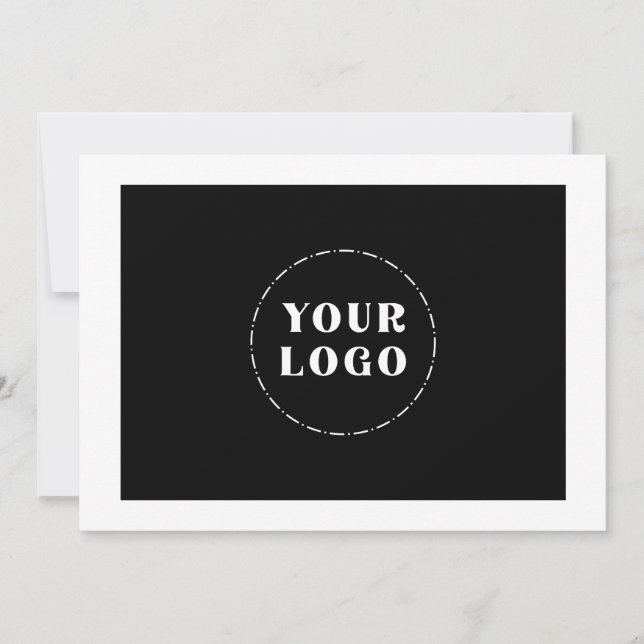 Contemporary, Streamlined, Elegant, & personalized Invitation (Front)