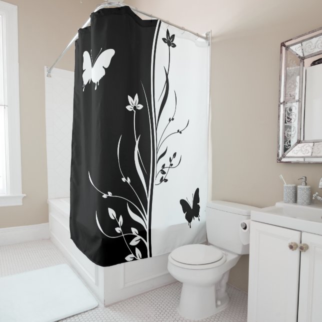 Contemporary striking Black and white nature inspi (In Situ)