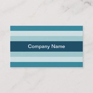 Contemporary Stripes (Ice) Business Cards